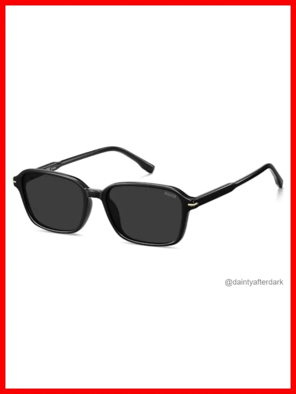Retro Rectangular Polarized Sunglasses UV Protection Square Frame SJ2663